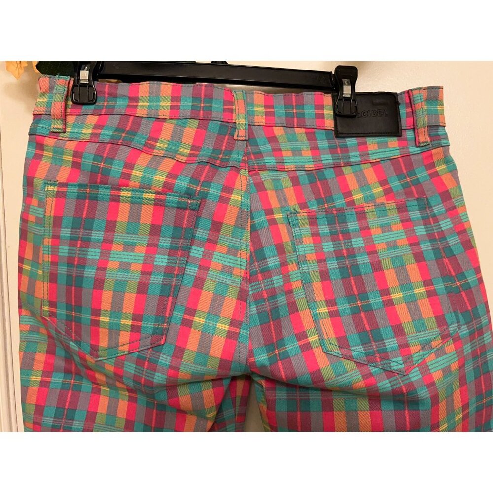Decibel Mens Golf Shorts Clown core Plaid 32/Outside - Picture 7 of 13